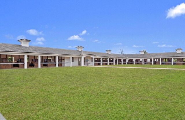 view of stable