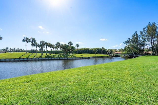 property view of water