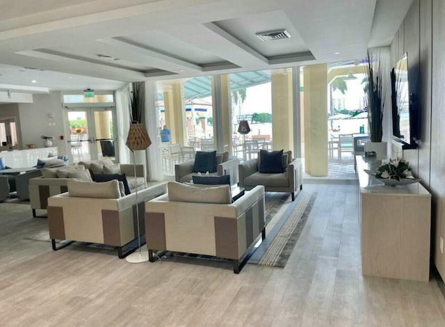 lobby with visible vents