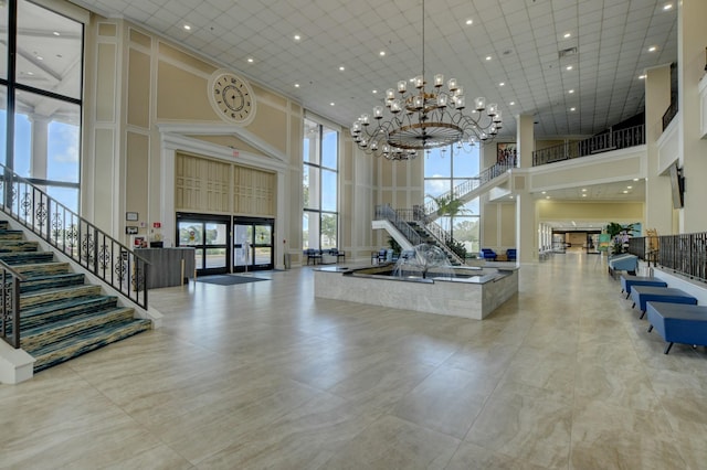 352 Richmond F 352, Deerfield Beach, FL 33442 - building lobby with stairway