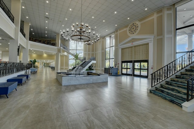 352 Richmond F 352, Deerfield Beach, FL 33442 - community lobby featuring stairs