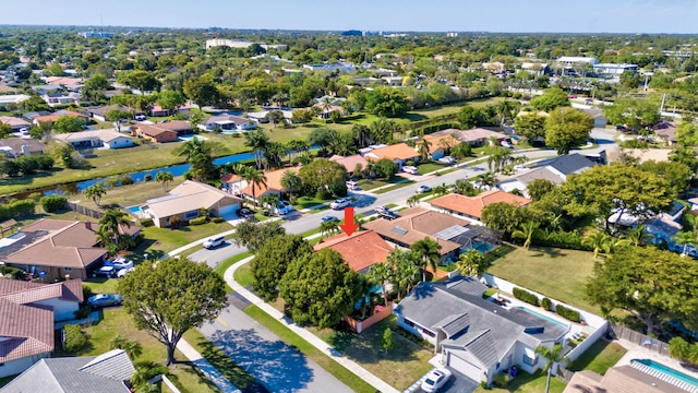 bird's eye view featuring a residential view