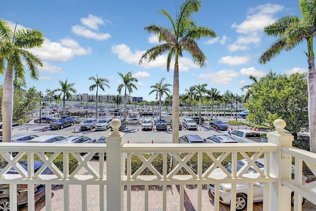 exterior space with a boat dock