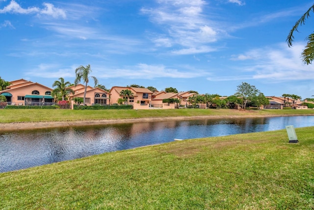 water view featuring a residential view
