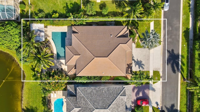 21741 Westmont Ct, Boca Raton, FL 33428 - view of property location featuring a pool and property boundaries highlighted
