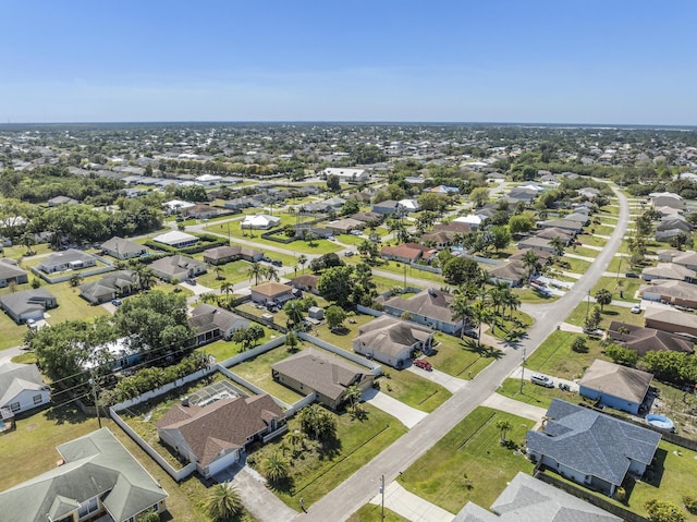 birds eye view of property featuring a residential view