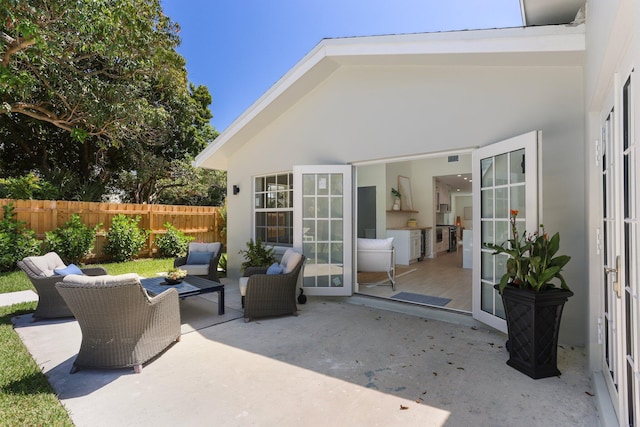 108 NW 4th Ave, Delray Beach, FL 33444 - view of patio / terrace featuring an outdoor hangout area