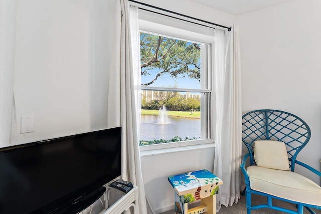 view of sitting room