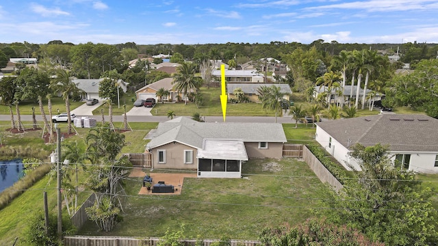 birds eye view of property featuring a residential view