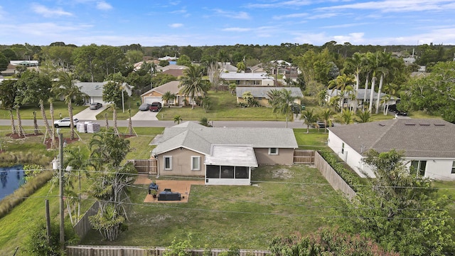 bird's eye view featuring a residential view