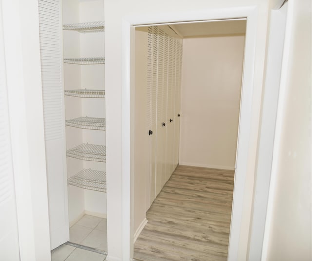 view of closet