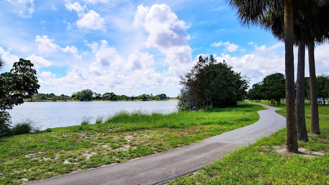 property view of water