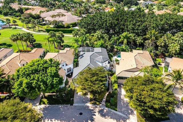 bird's eye view featuring a residential view