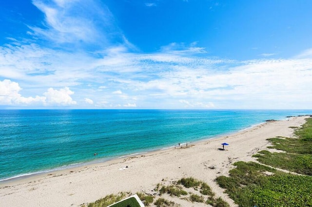 water view featuring a view of the beach