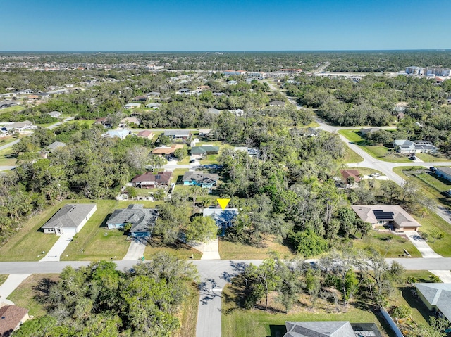 birds eye view of property featuring a residential view