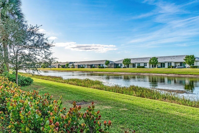 water view featuring a residential view