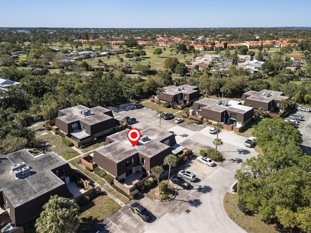 bird's eye view featuring a residential view