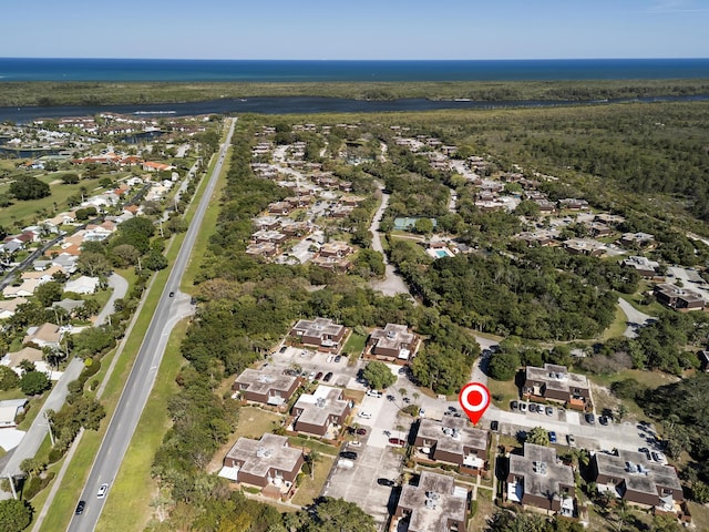 aerial view featuring a residential view