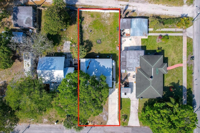 1204 Easter Ave, Fort Pierce, FL 34950 - aerial overview of property's location featuring property boundaries highlighted