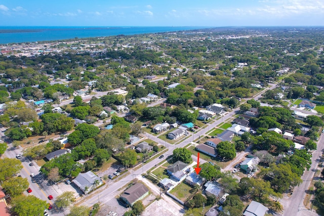 1204 Easter Ave, Fort Pierce, FL 34950 - aerial overview of property's location with a nearby body of water