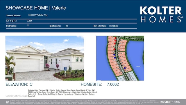 8603 SW Felicita Way, Port Saint Lucie, FL 34987 - view of marketing collateral with multiple images