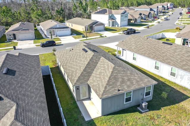 drone / aerial view featuring a residential view