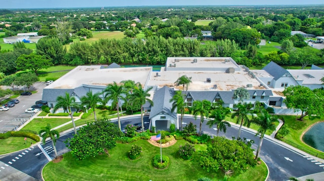 aerial view of residential area