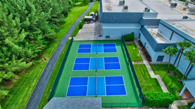 view from above of property