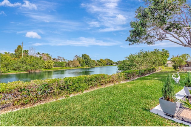 property view of water