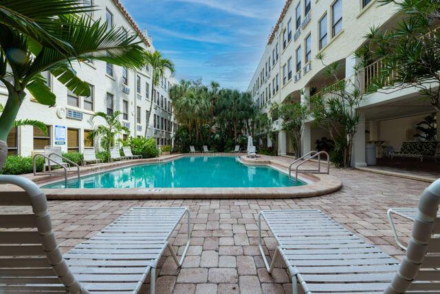 community pool featuring a patio