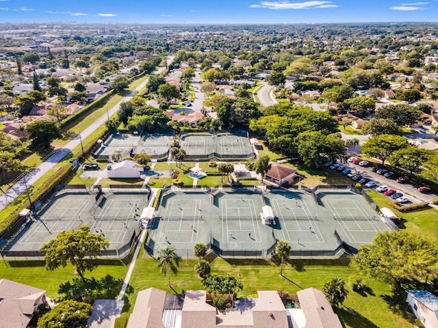 bird's eye view featuring a residential view