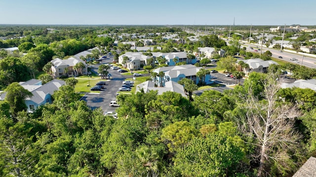 drone / aerial view featuring a residential view