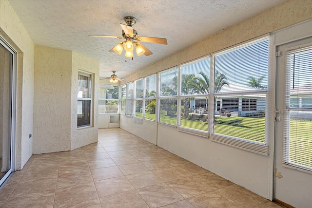 6625 Alheli Ct, Fort Pierce, FL 34951 - unfurnished sunroom with ceiling fan