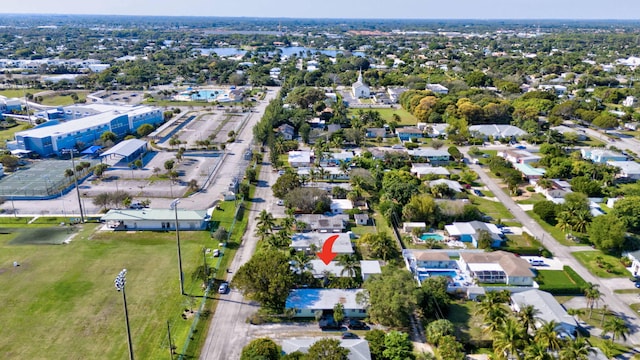 bird's eye view featuring a residential view