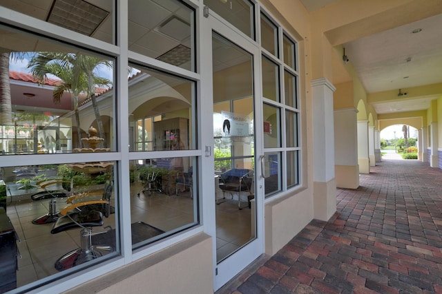 view of home's exterior featuring stucco siding