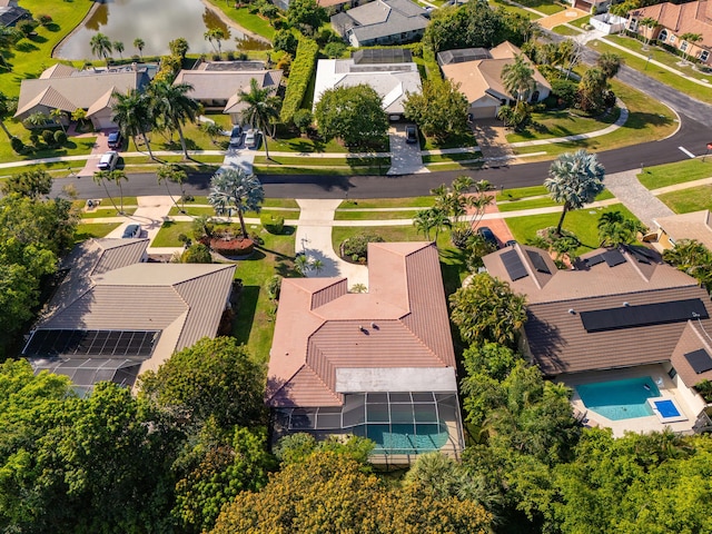 birds eye view of property featuring a residential view