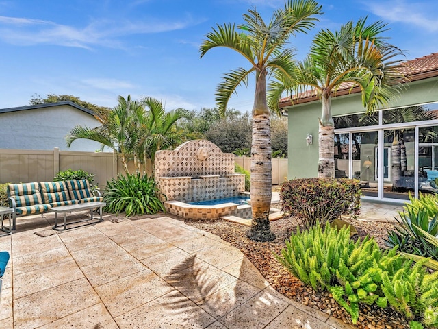 3934 Sherwood Blvd, Delray Beach, FL 33445 - view of patio