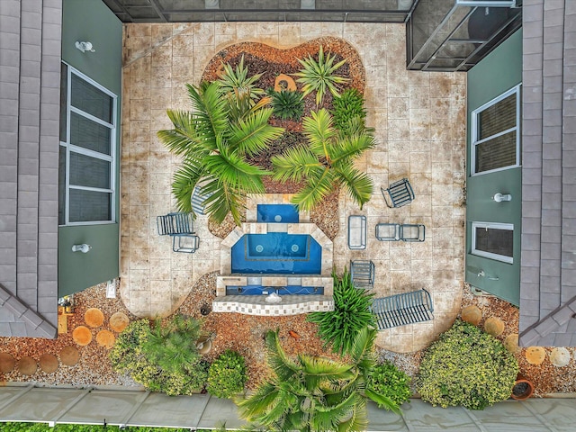 3934 Sherwood Blvd, Delray Beach, FL 33445 - birds eye view of property with a residential view