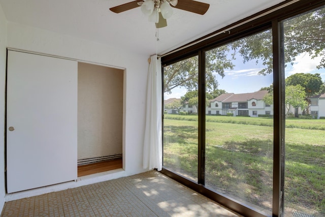 interior space featuring a residential view