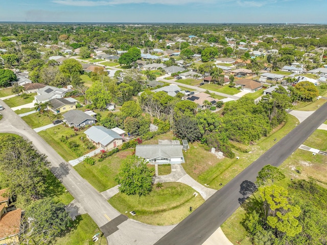 birds eye view of property featuring a residential view