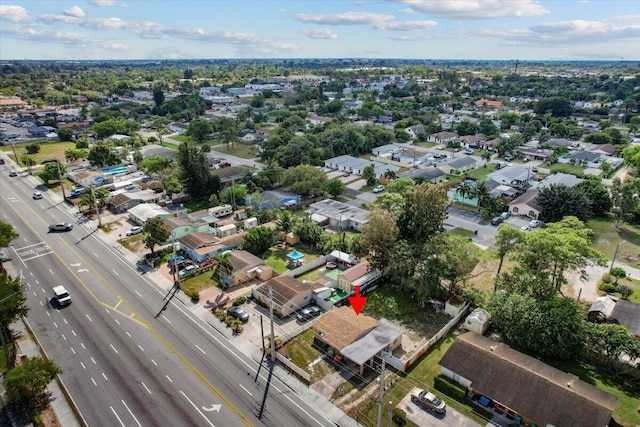 bird's eye view featuring a residential view