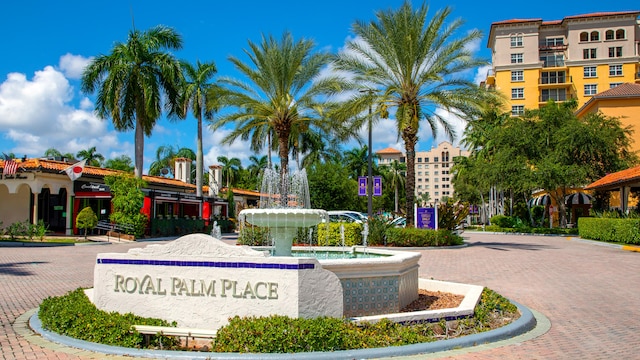 view of community / neighborhood sign