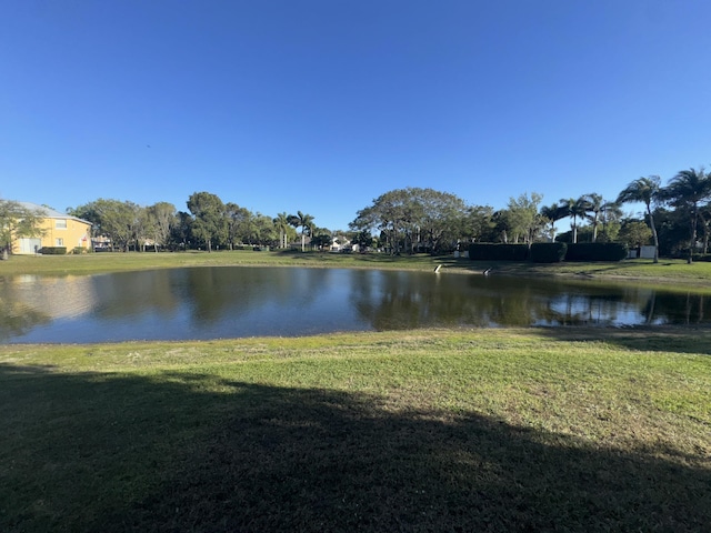 property view of water