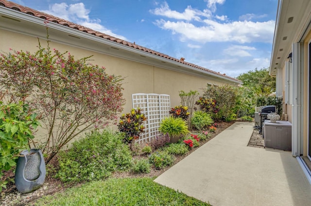 exterior space featuring a patio area