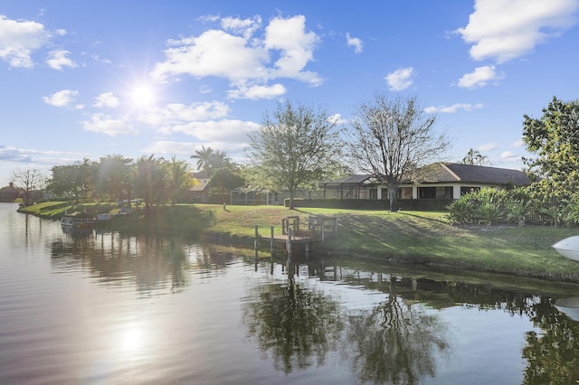 property view of water