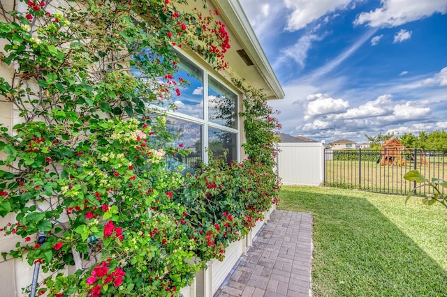 1360 Wandering Willow Way, The Acreage, FL 33470 - view of yard featuring a playground