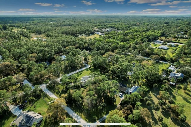 aerial view with a view of trees