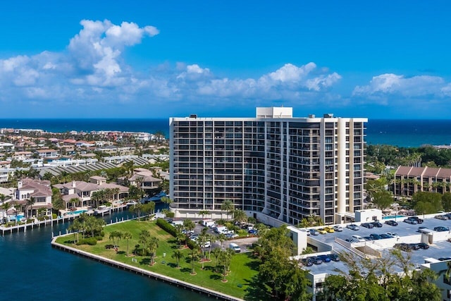 view of property featuring a water view