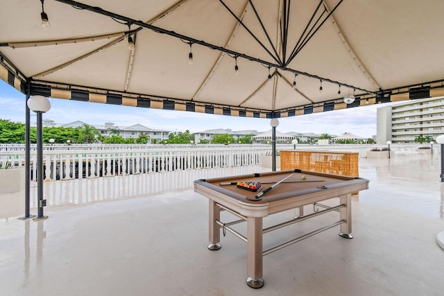 view of patio / terrace with fence
