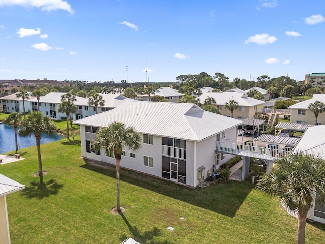 218 SE Village Dr Unit 218, Port Saint Lucie, FL 34952 - aerial perspective of suburban area with a large body of water
